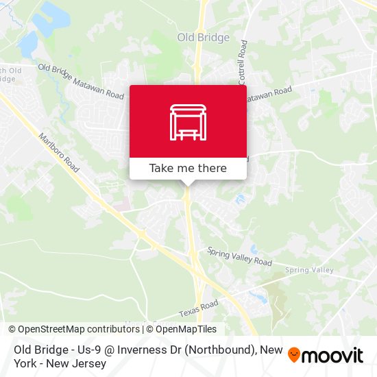 Old Bridge - Us-9 @ Inverness Dr (Northbound) map