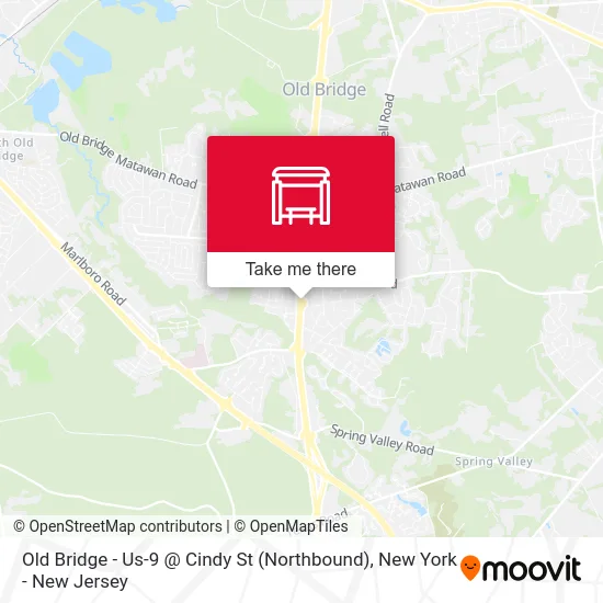 Old Bridge - Us-9 @ Cindy St (Northbound) map