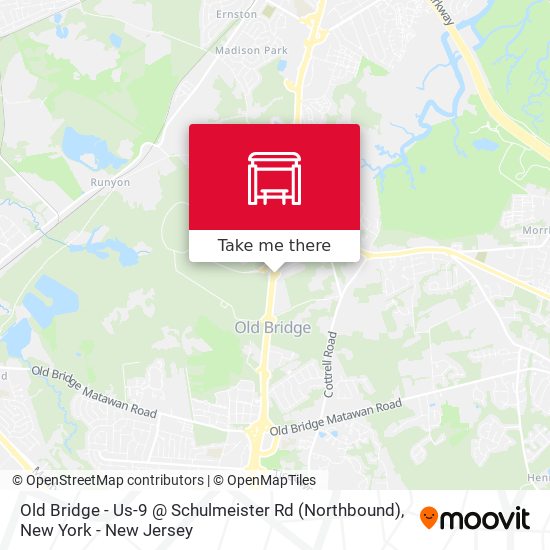 Mapa de Old Bridge - Us-9 @ Schulmeister Rd (Northbound)