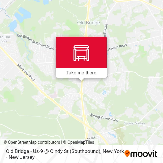 Old Bridge - Us-9 @ Cindy St (Southbound) map