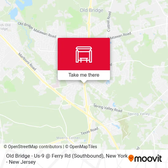 Old Bridge - Us-9 @ Ferry Rd (Southbound) map