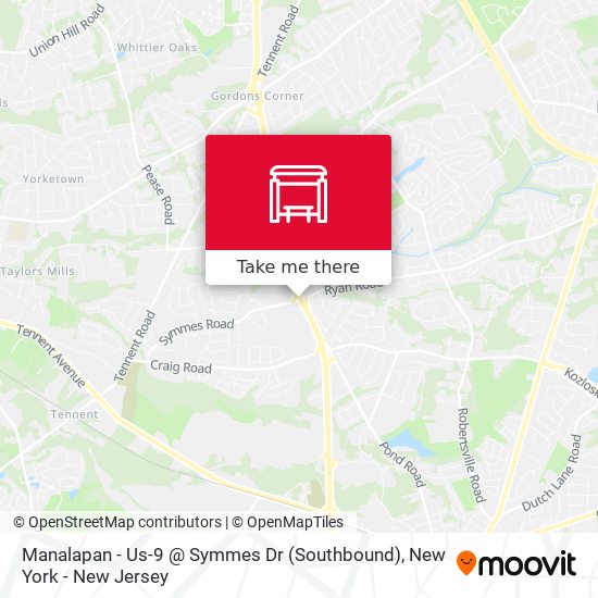 Manalapan - Us-9 @ Symmes Dr (Southbound) map