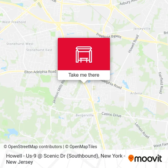 Howell - Us-9 @ Scenic Dr (Southbound) map