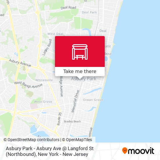 Asbury Park - Asbury Ave @ Langford St (Northbound) map