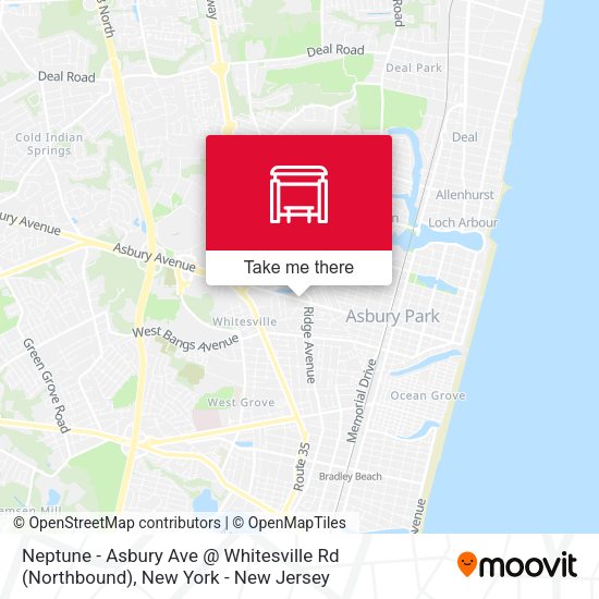 Neptune - Asbury Ave @ Whitesville Rd (Northbound) map