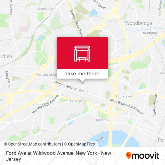 Mapa de Ford Ave at Wildwood Avenue