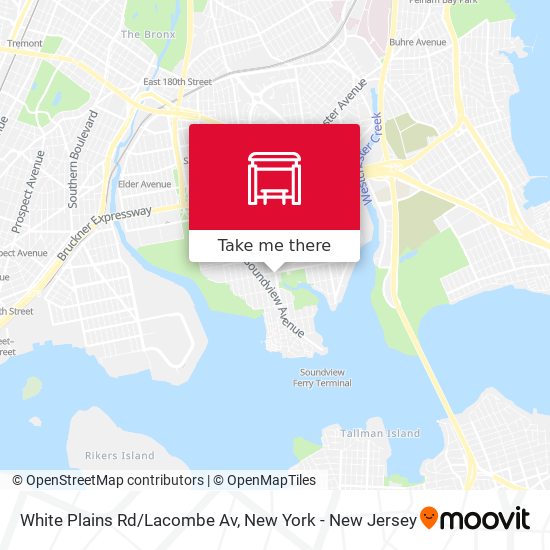 White Plains Rd/Lacombe Av map