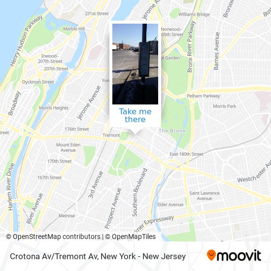 Crotona Av/Tremont Av map