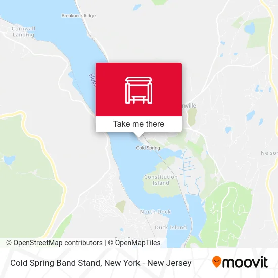 Cold Spring Band Stand map