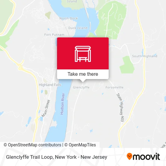 Glenclyffe Trail Loop map