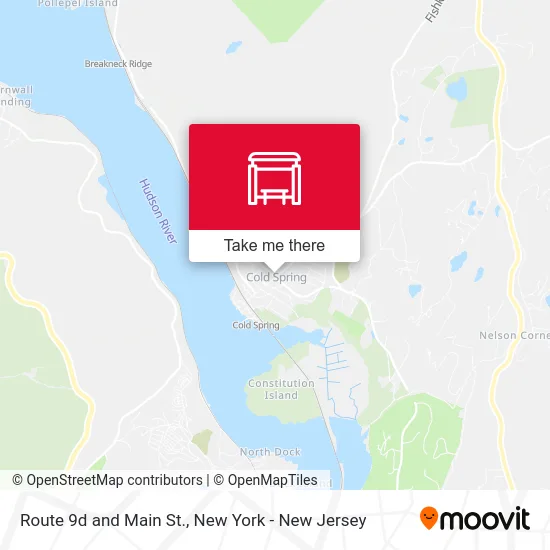 Route 9d and Main St. map