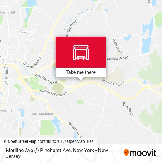 Meriline Ave @ Pinehurst Ave map