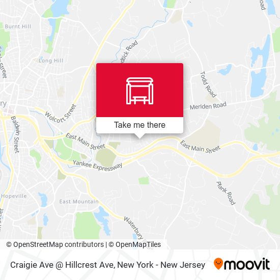 Craigie Ave @ Hillcrest Ave map