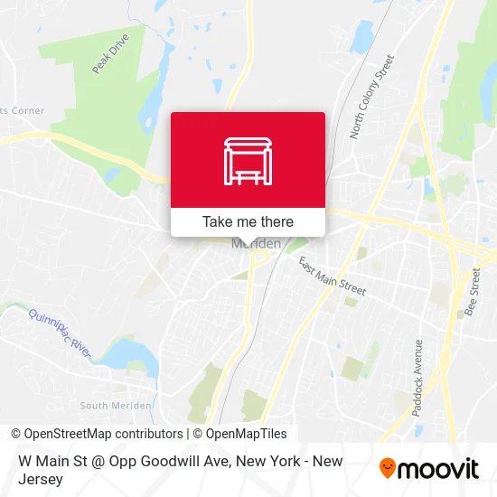 W Main St @ Opp Goodwill Ave map