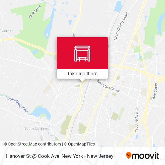 Mapa de Hanover St @ Cook Ave