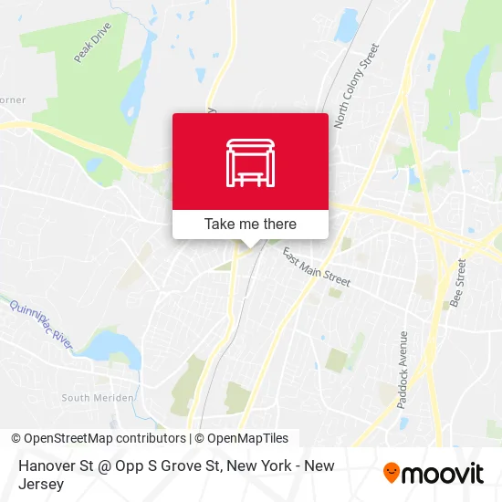 Mapa de Hanover St @ Opp S Grove St