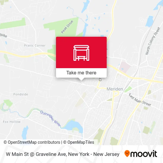 W Main St @ Graveline Ave map