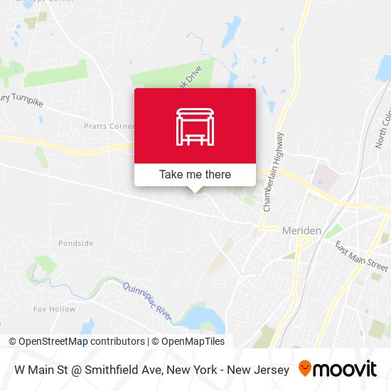 Mapa de W Main St @ Smithfield Ave