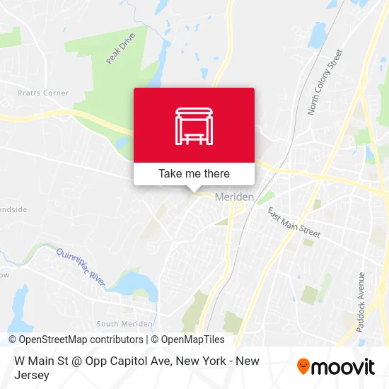 W Main St @ Opp Capitol Ave map