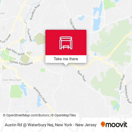 Mapa de Austin Rd @ Waterbury Nej