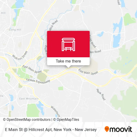 E Main St @ Hillcrest Apt map