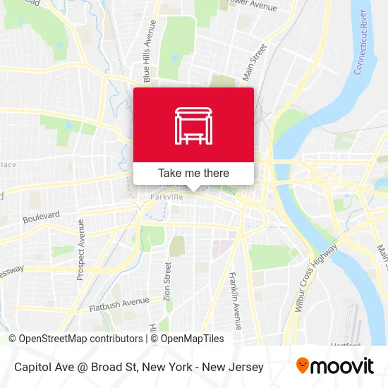 Capitol Ave @ Broad St map