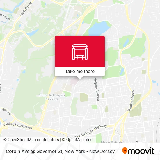 Corbin Ave @  Governor St map