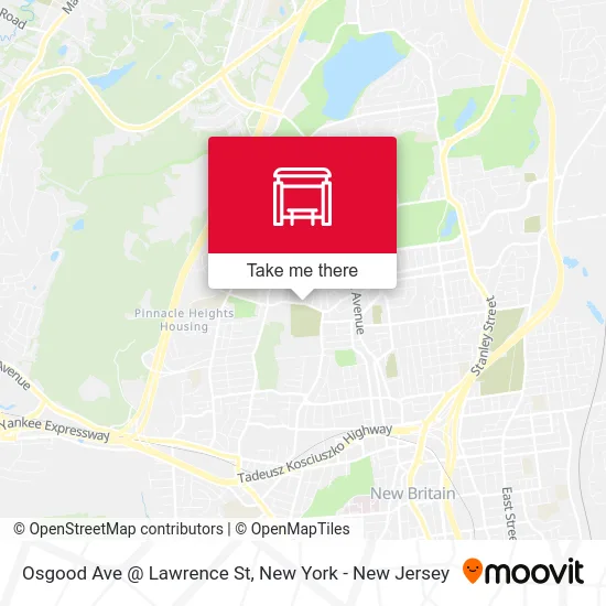 Osgood Ave @ Lawrence St map