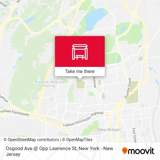 Osgood Ave @ Opp Lawrence St map