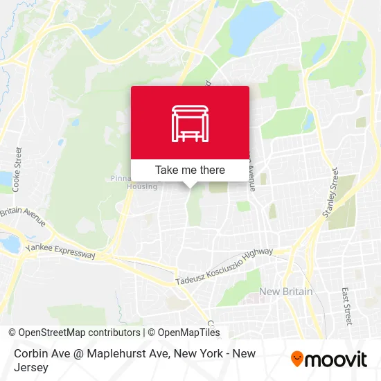 Corbin Ave @ Maplehurst Ave map