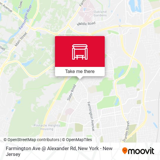 Mapa de Farmington Ave @ Alexander Rd