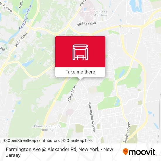 Mapa de Farmington Ave @ Alexander Rd
