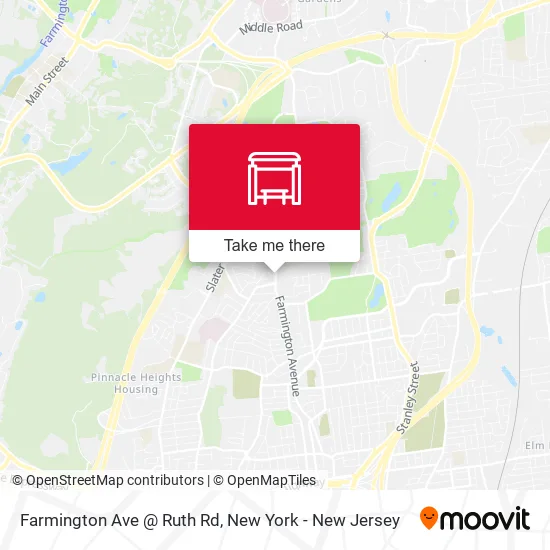 Farmington Ave @ Ruth Rd map