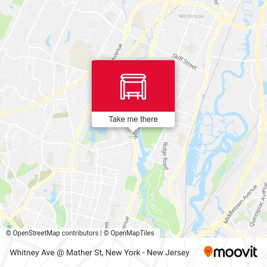 Whitney Ave @ Mather St map