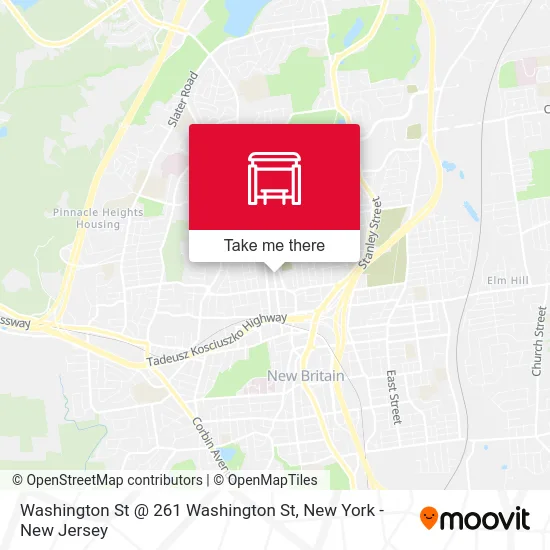 Washington St @ 261 Washington St map