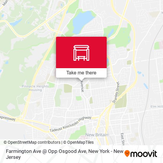 Mapa de Farmington Ave @ Opp Osgood Ave