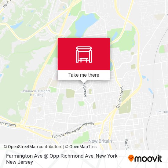 Farmington Ave @ Opp Richmond Ave map