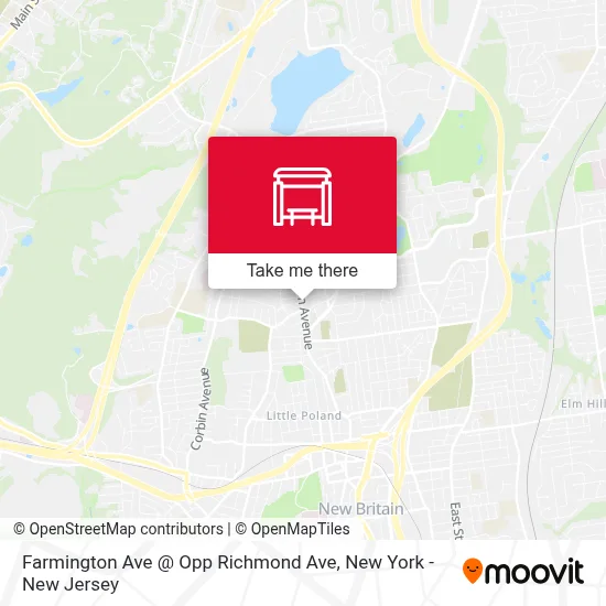 Farmington Ave @ Opp Richmond Ave map