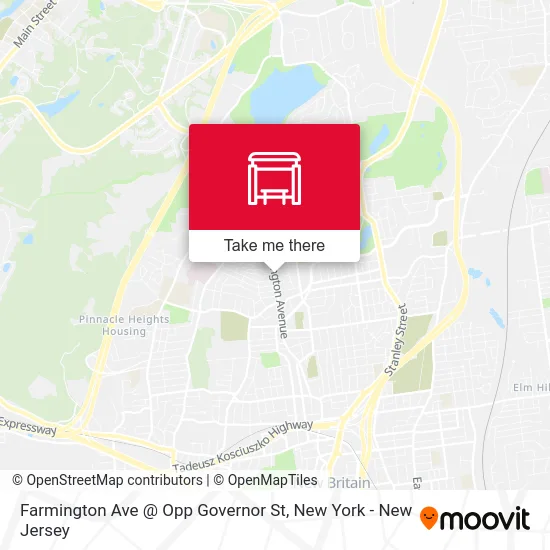 Farmington Ave @ Opp Governor St map