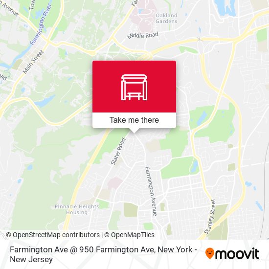 Mapa de Farmington Ave @ 950 Farmington Ave