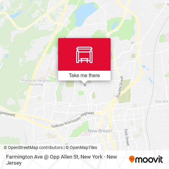 Mapa de Farmington Ave @ Opp Allen St