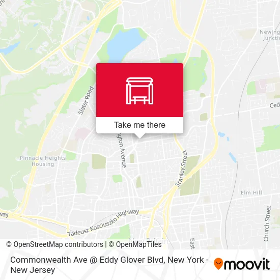 Commonwealth Ave @ Eddy Glover Blvd map