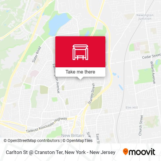 Mapa de Carlton St @ Cranston Ter