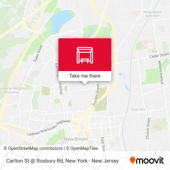 Carlton St @ Roxbury Rd map