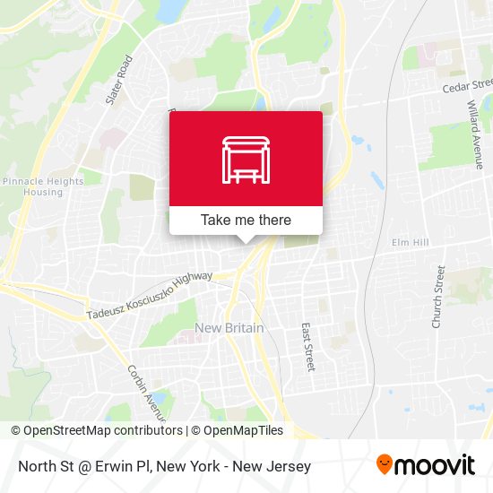 Mapa de North St @ Erwin Pl