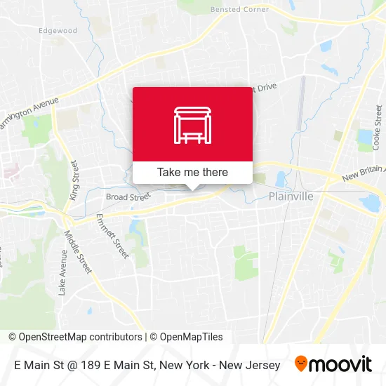 E Main St @ 189 E Main St map