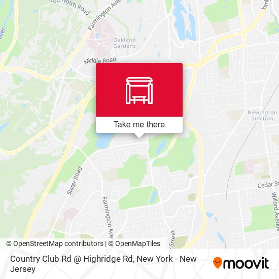 Country Club Rd @ Highridge Rd map