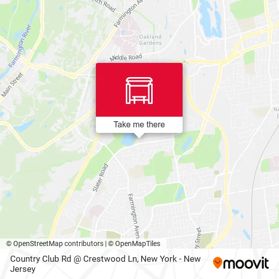 Mapa de Country Club Rd @ Crestwood Ln