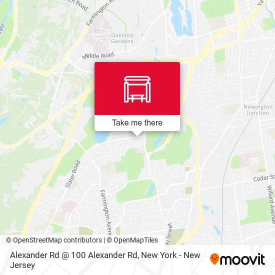 Mapa de Alexander Rd @ 100 Alexander Rd