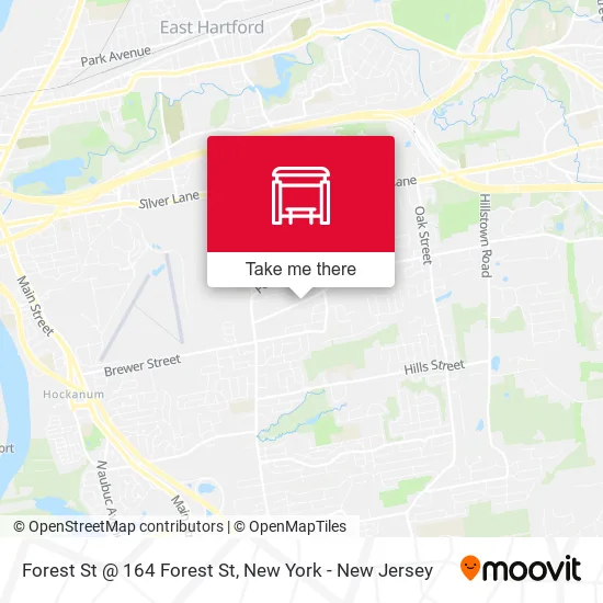 Forest St @ 164 Forest St map